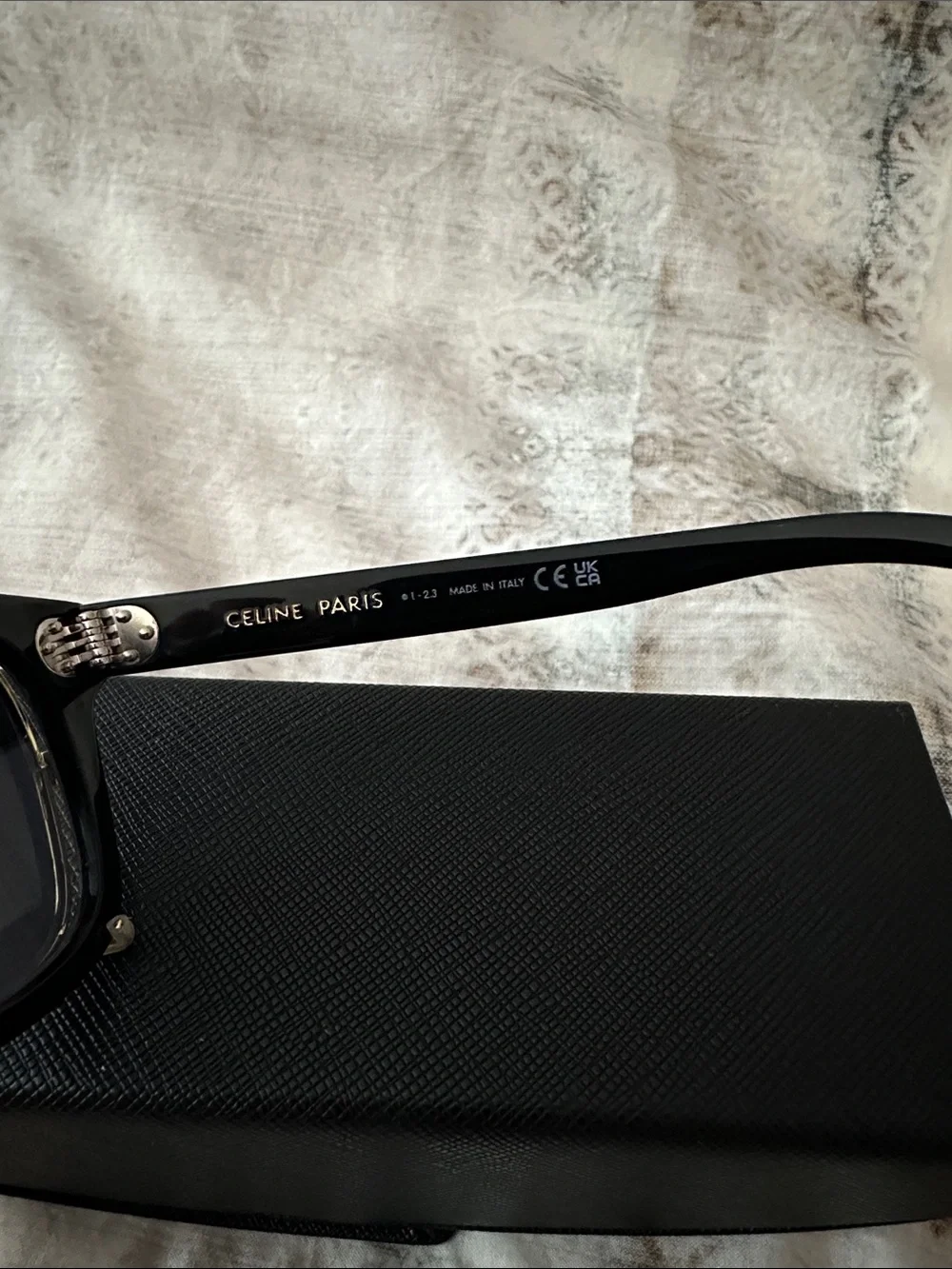 Celine - Square Glasses / Sunglasses with Clip on